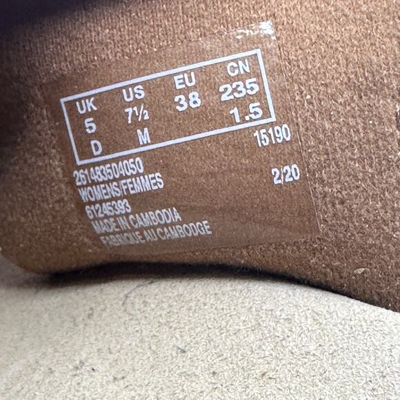 Clarks Lafley Joy Wedge Sandals Open Toe Leather Brown Womens Size US 7.5 EU 38 - Picture 7 of 8